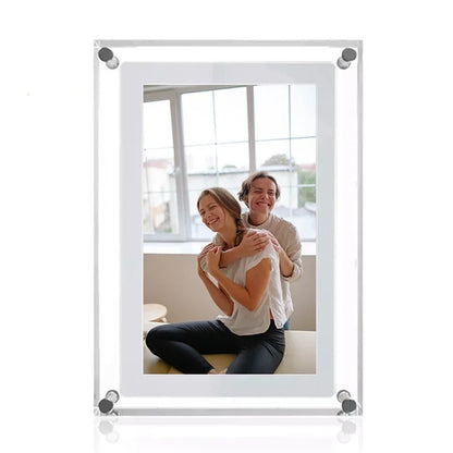 VelauraFrame™ – Rechargeable Acrylic Digital Photo Frame